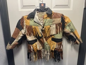 Vintage 1960’s Chris Line Western Youth Jacket With Tassels Size 4 - Picture 1 of 8