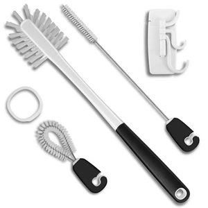 3-in-1 Water Bottle Cleaning Brush Set - Long Handle Scrubbing Brush for Tumb... - Picture 1 of 9