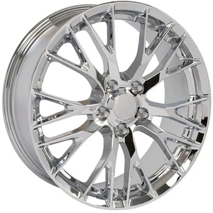 Chrome Wheel 19x8.5 for 2005-2019 Chevy Corvette - RVO1494 - Picture 1 of 3
