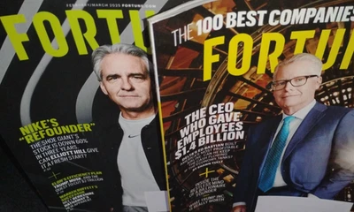 FORTUNE MAGAZINE 2025 Lot Elliott Hill Trump Musk s Ed Bastian NEW - Image 1 of 4