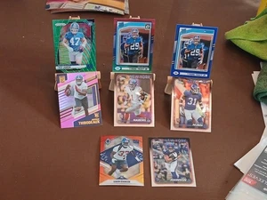 Giants RC SP Malik Nabers-Tyler Nubin -Tyrone Tracy Jr-Theo Johnson-Thibodeaux+ - Picture 1 of 18