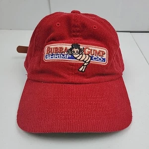 Bubba Gump Shrimp Co. Cord Strapback Mütze Kappe rot Mitchell & Ness Forrest GUC - Bild 1 von 14