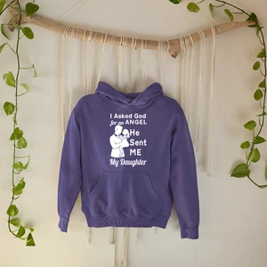 My Engelsblau Meine Tochter Kapuze Familie Pride Sentimental Vater Bond Geschenk - Imagen 1 de 24
