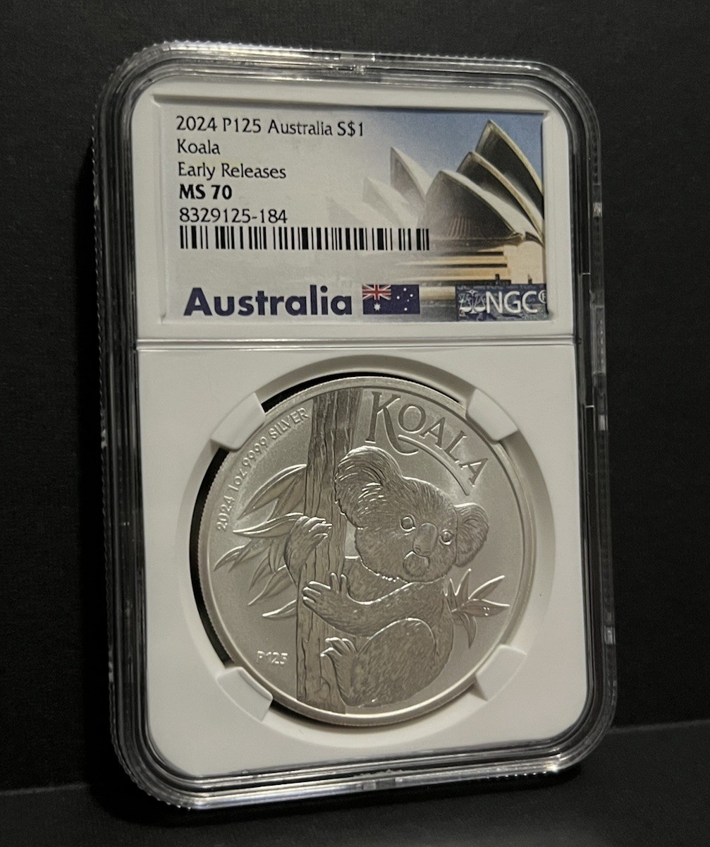 Australian Koala MS 70 Graded 1 oz Precious Metal Content Australian Koala MS 70 Graded 1 oz Precious Metal Content