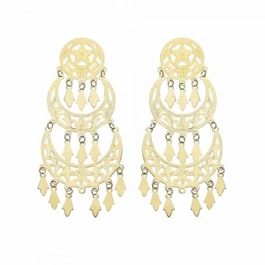 Earrings Model Gypsy Women's Yellow Gold 18 CT - Picture 1 of 1