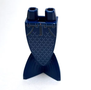 Lego - Patas de minifigura - Azul oscuro, sirena, patrón de jeans - Imagen 1 de 2