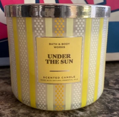 Bath & Body Works 3- wick candles  1. Under the Sun  14.5 oz.  New - Image 1 of 3