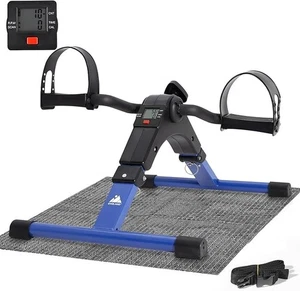 EVOLAND Pedal Exerciser Arm and Leg Pedal Machine, Foldable Mini Exercise Bike - Picture 1 of 11