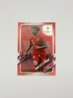 2020-21 Topps Chrome UEFA Chris Richards Red Carbon Fiber Refractor RC ROOKIE SP - Image 1 of 2