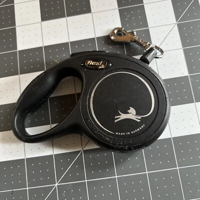 Flexi Standard 1 correa retráctil pequeña para perro 5 metros/16 pies negra hasta 26 libras Foto 1 de 2