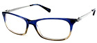 COACH NEW YORK HC6110 5489 Denim Glitter Gradient Eyeglasses Frame 52-16-140