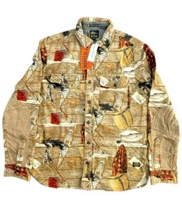 L.L.Bean X Todd Snyder Printed Chamois Shirt in Cabin Print M Neu mit Etikett - Bild 1 von 8