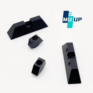 2 Pack Front Sight Rear Sight Fit for Glock 17 19 22 23 24 26 27 31 34 35 Black - Picture 1 of 6