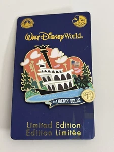 Disney Pin WDW 50th Anniversary Liberty Belle Riverboat Passholder 2022 LE 3000 - Picture 1 of 6