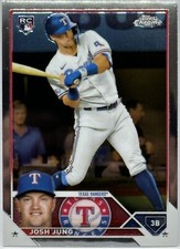 2023 Topps Chrome Base #93 Josh Jung Rookie Card RC Texas RANGERS