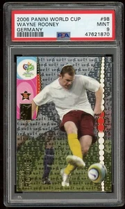 2006 Panini FIFA World Cup Germany Wayne Rooney PSA 9 MINT #98 England - Picture 1 of 2