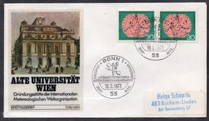 071 - Germany 1973 - International Meteorological Collaboration - FDC - Picture 1 of 2