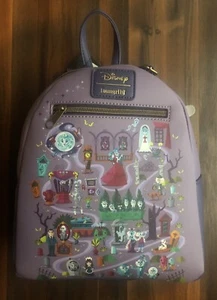 LOUNGEFLY DISNEY HAUNTED MANSION MINI BACKPACK SUPER CUTE - Picture 1 of 2