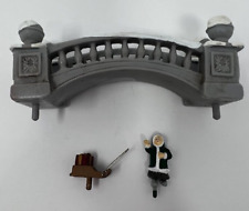 Mr Christmas Holiday Victorian Ice Skating Pond Replacement Bridge Sled Figure