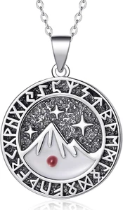 Mountain Mustard Seed Necklace Sterling Silver Faith Can Move Mountains Pendant - Picture 1 of 8