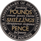Coin Lifetime Of Service Hm Queen Elizabeth Ii Guernsey Five Pounds