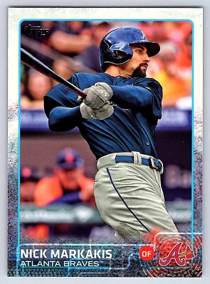 2015 Topps Series 2 Base # 557 Nick Markakis - Atlanta Braves - Image 1 of 2