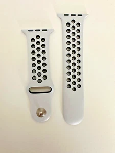 Genuine Apple Watch NIKE EDITION SPORT BAND 44mm (42mm) White - Zdjęcie 1 z 2
