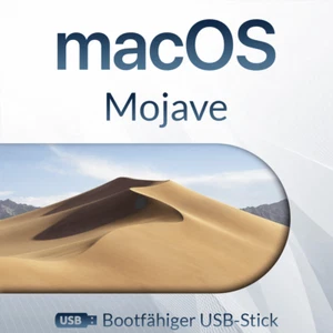 macOS 10.14 Mojave Bootfähiger USB-Stick Neuinstallation Reparatur mac Apple - Bild 1 von 1