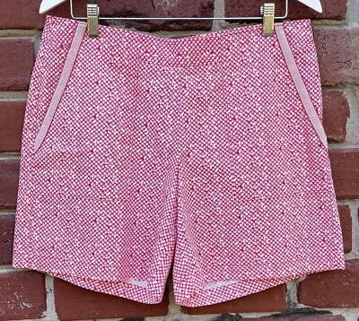 CAbi Womens Sz 10 Style 5121 Picnic Shorts Polka Dot High Waisted Pink Red - Image 1 of 4
