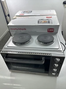 Morphy Richards 28L Minibackofen mit Kochfeld | 2850W Umluft & Drehspieß - Bild 1 von 24