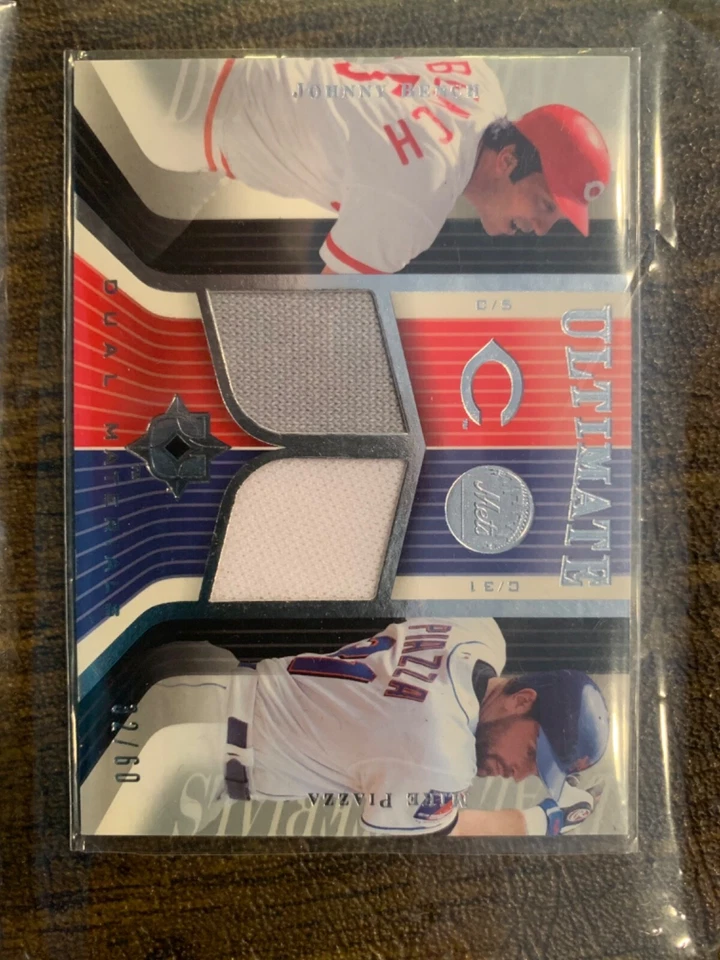 2004 Upper Deck Bench/ Piazza 终极双材料棒球卡 32/60 — 第 1/2 张图片