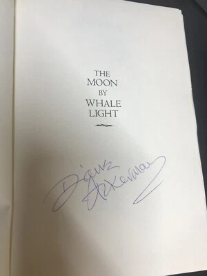 The Moon by Whale Light: And Other Adventures A... by Ackerman, Diane SIGNED Foto 1 de 3