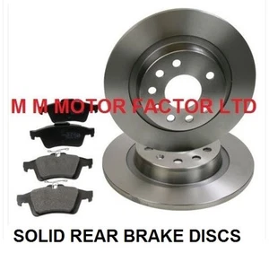 FOR Vauxhall Vectra C 1.9 CDTI, SRI, 120 & 150 BHP 02- Rear Brake Discs & Pads - Picture 1 of 1