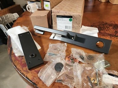 Baldwin Estate 8539.412.fdx Dummy Set Less Lever Venetian Bronze Distressed - Image 1 of 4