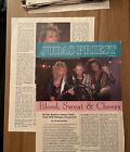 Vintage Judas Priest Rob Halford Glen Tipton Full Magazine Article Clipping