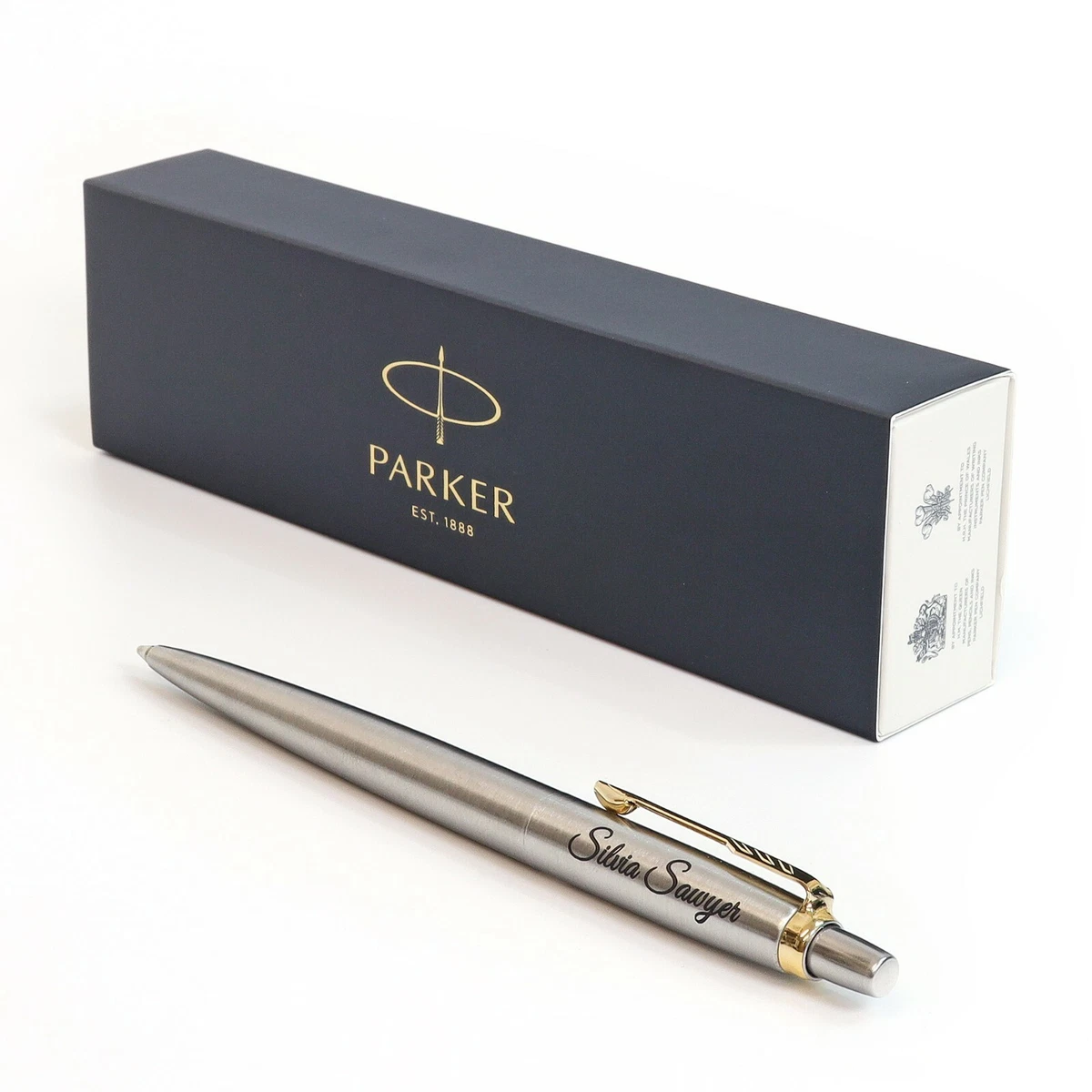 Personalisiert: Gravierter Ritter-Kugelschreiber 'Steven' Inkl. Metallbox – Made In Germany