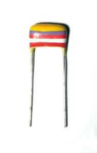 8 Tropical fish capacitor 4,7nF 5,6nF 250V Philips Mullard C280 - Picture 1 of 3