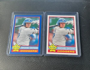 2025 Topps Heritage Shohei Ohtani Dark Blue Bordered & Base - Picture 1 of 1