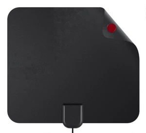 HDTV Antenna TV digitale a schermo piatto da interno design ultra sottile - Nero - Foto 1 di 4
