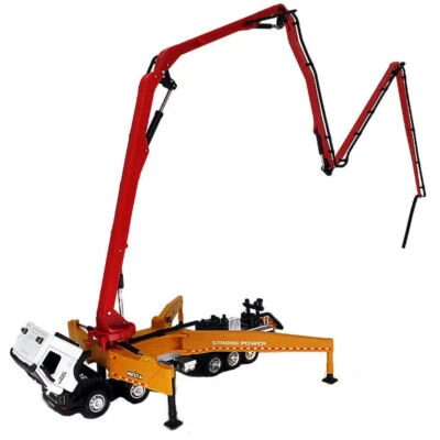 Concrete Pump Truck Toy 1:50 Scale Construction Truck Model Diecast Boys Toys - Image 1 of 4