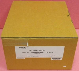 NUEVO TELÉFONO NEGRO NEC ITR-240G-1 (BK) - INASET 240G Monocromo Stock# 780013 - Imagen 1 de 2