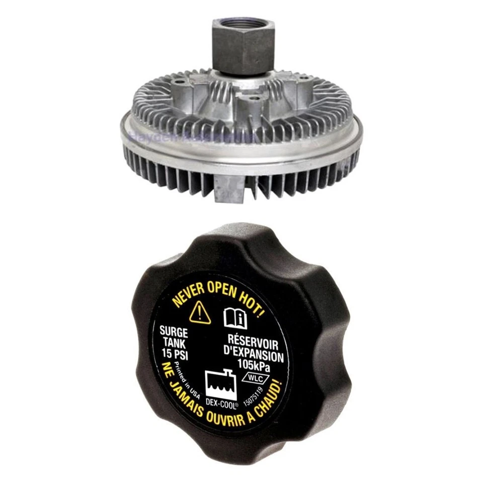 For Chevy Silverado 3500 01-05 Hayden 2-Pc Thermal Heavy Duty Fan Clutch Kit Foto 1 de 1