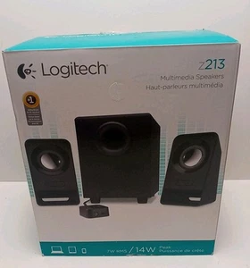 Logitech Multimedia 2.1 Speakers + Subwoofer Z213 NEW SEALED 2014 Version Rare - Afbeelding 1 van 13