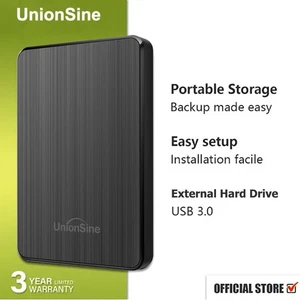 500GB 1TB 2TB Externe Festplatte 2,5" Mobiler Speicher HDD USB3.0 für Windows PC - Afbeelding 1 van 19