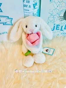 Jellycat Bashful Bunny with Flower Peony π°π - BNWT β
- Picture 1 of 6