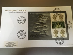 GB BRIEFMARKEN SELTENE CDS ERSTTAGSBRIEF 2000 HER MAJESTYS EARLS COURT CDS TYP 1 - Bild 1 von 1