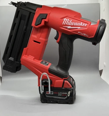 Milwaukee 2746-20 M12 FUEL 12V 18 Gauge Compact Brad Nailer  - With Battery - Image 1 of 4