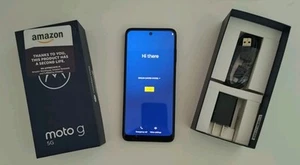 Motorola G 5G 2022 6.7" 50 Mxp 6 RAM 256GB W/ Accessories 9/10 Condition Bonus - Zdjęcie 1 z 9