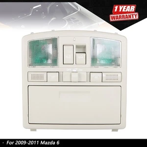 Beige Overhead Console Light Map Reading Lamp For 2009 2010 2011 Mazda 6 i s - Picture 1 of 7
