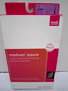 Hasta la rodilla Mediven Assure punta abierta - 30-40 mmHg talla XX - grande 22205 beige - Imagen 1 de 3